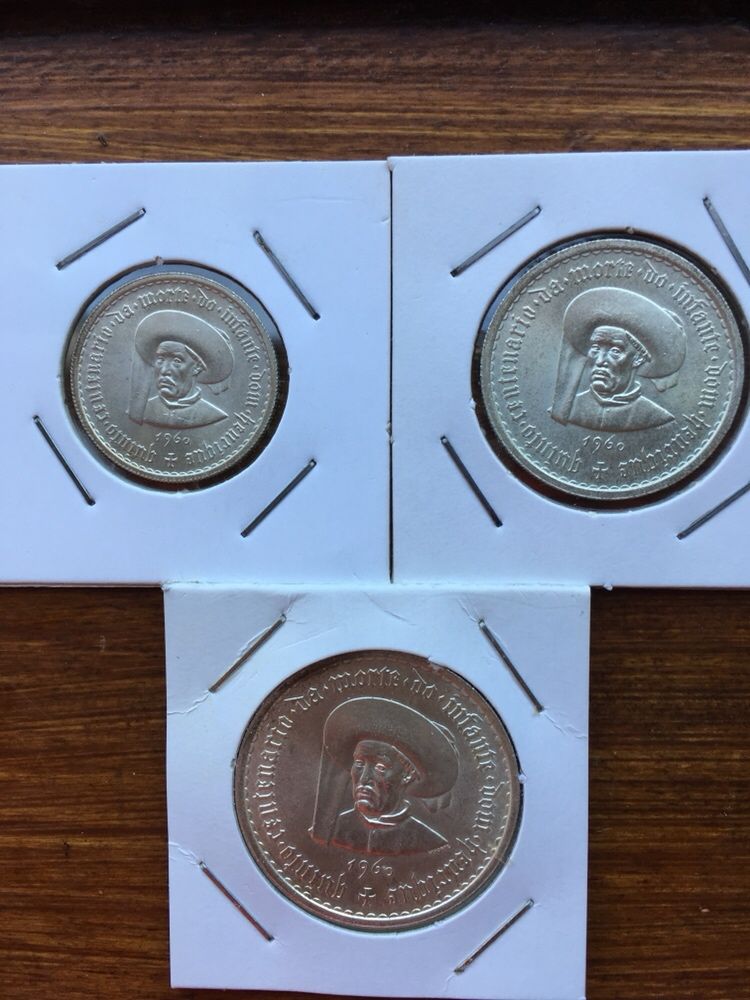 Moedas D henrique prata