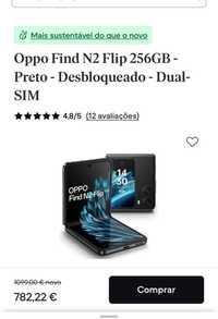 Oppo Find N2 Flip (8GB+256GB) Preto, Livre B