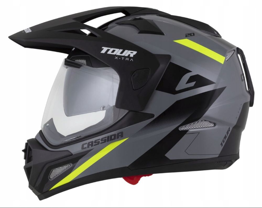Kask Motocyklowy Cassida Tour Turystyczny pod interkom XS-XXL
