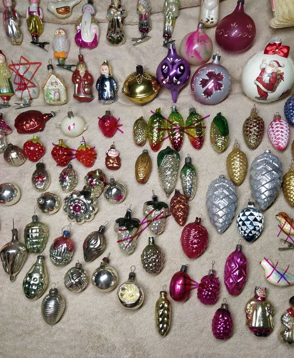 Ёлочные игрушки СССР Christmas tree decorations USSR Ялинкові прикраси