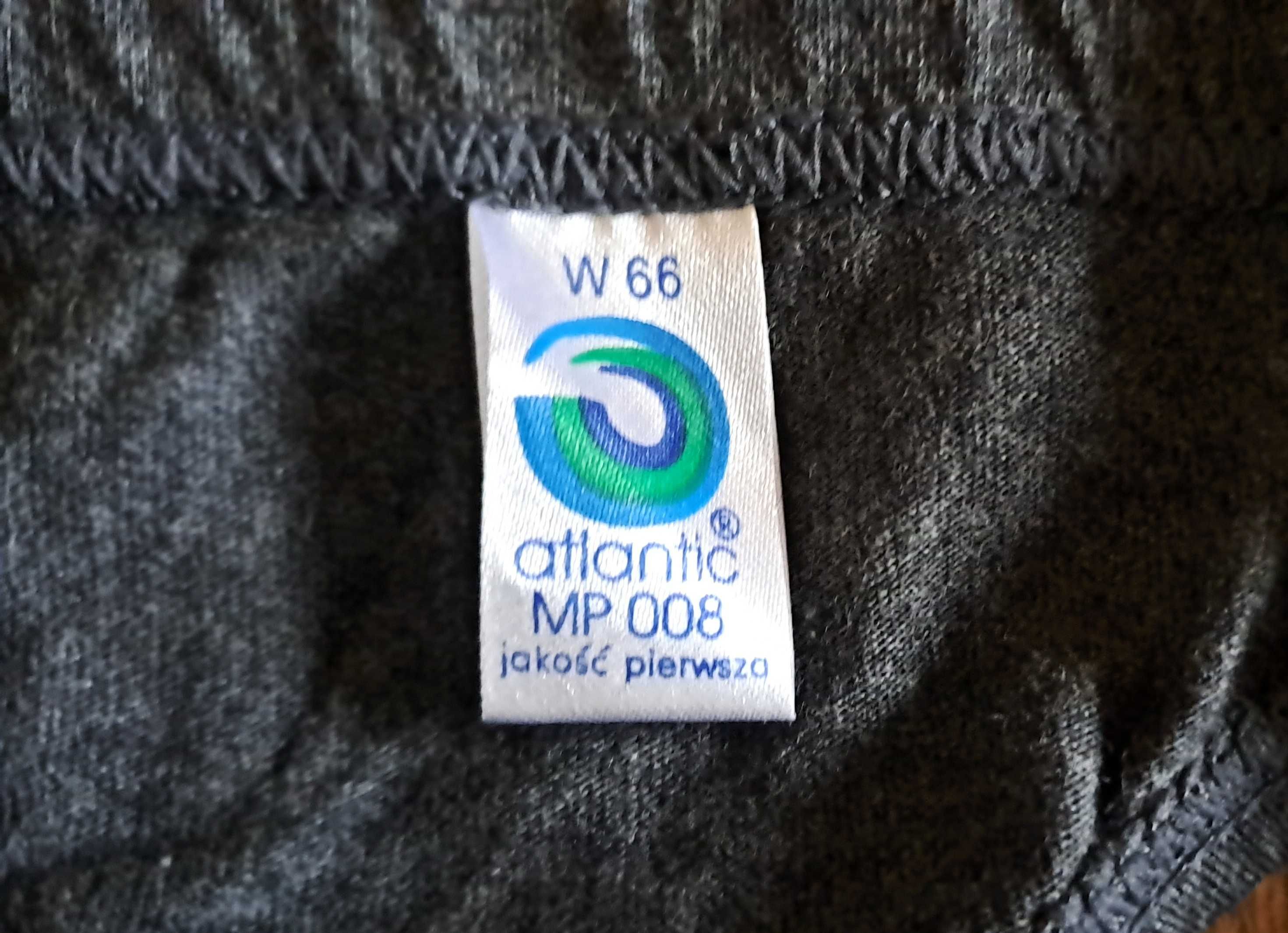 Stringi męskie Atlantic - ciemnoszare, nowe - XL