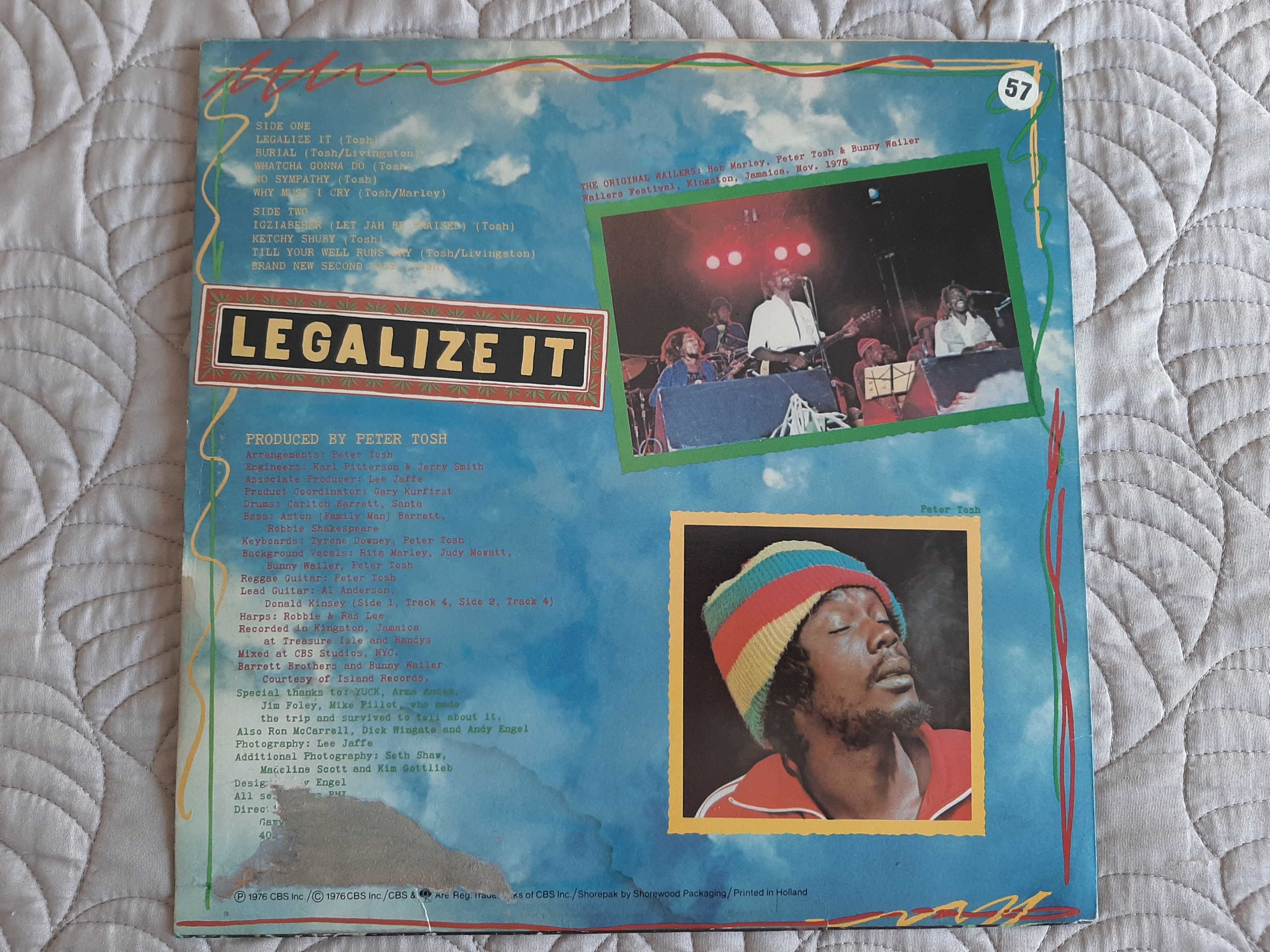Peter Tosh - Legalize It - Europa - Vinil LP
