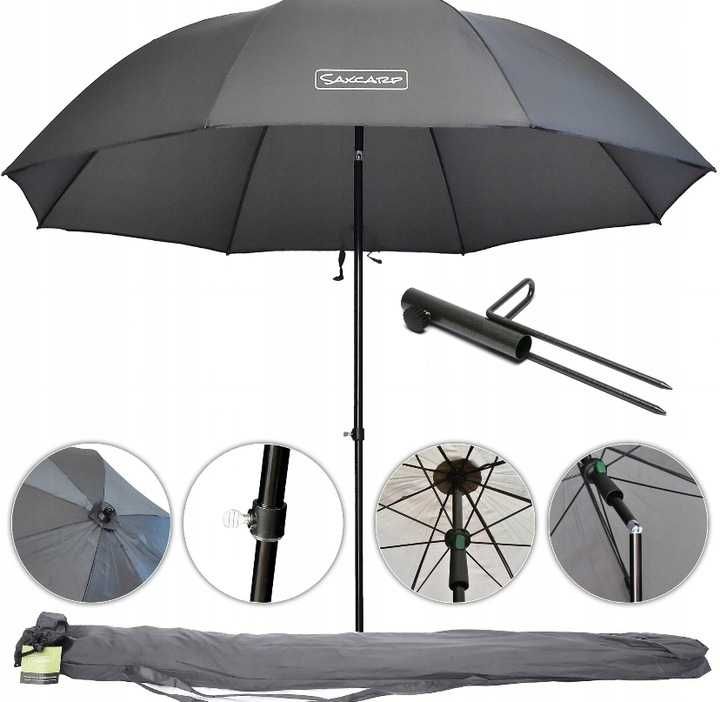 Parasol namiot wędkarski wodoszczelny DUŻY 220 CM