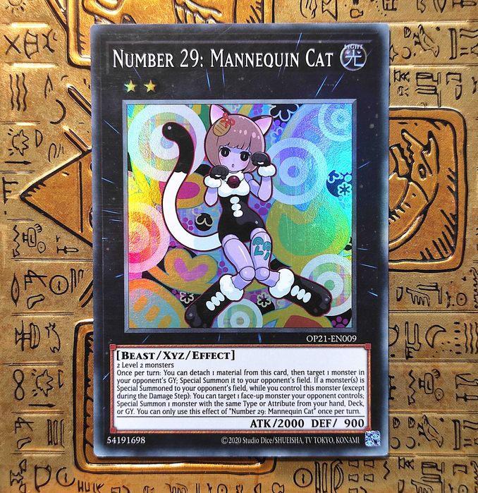 Number 29: Mannequin Cat Yugioh