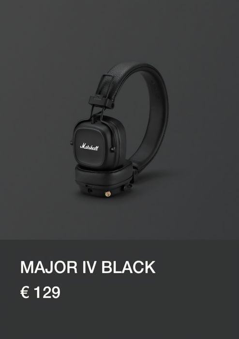 Marshall IV Major Black