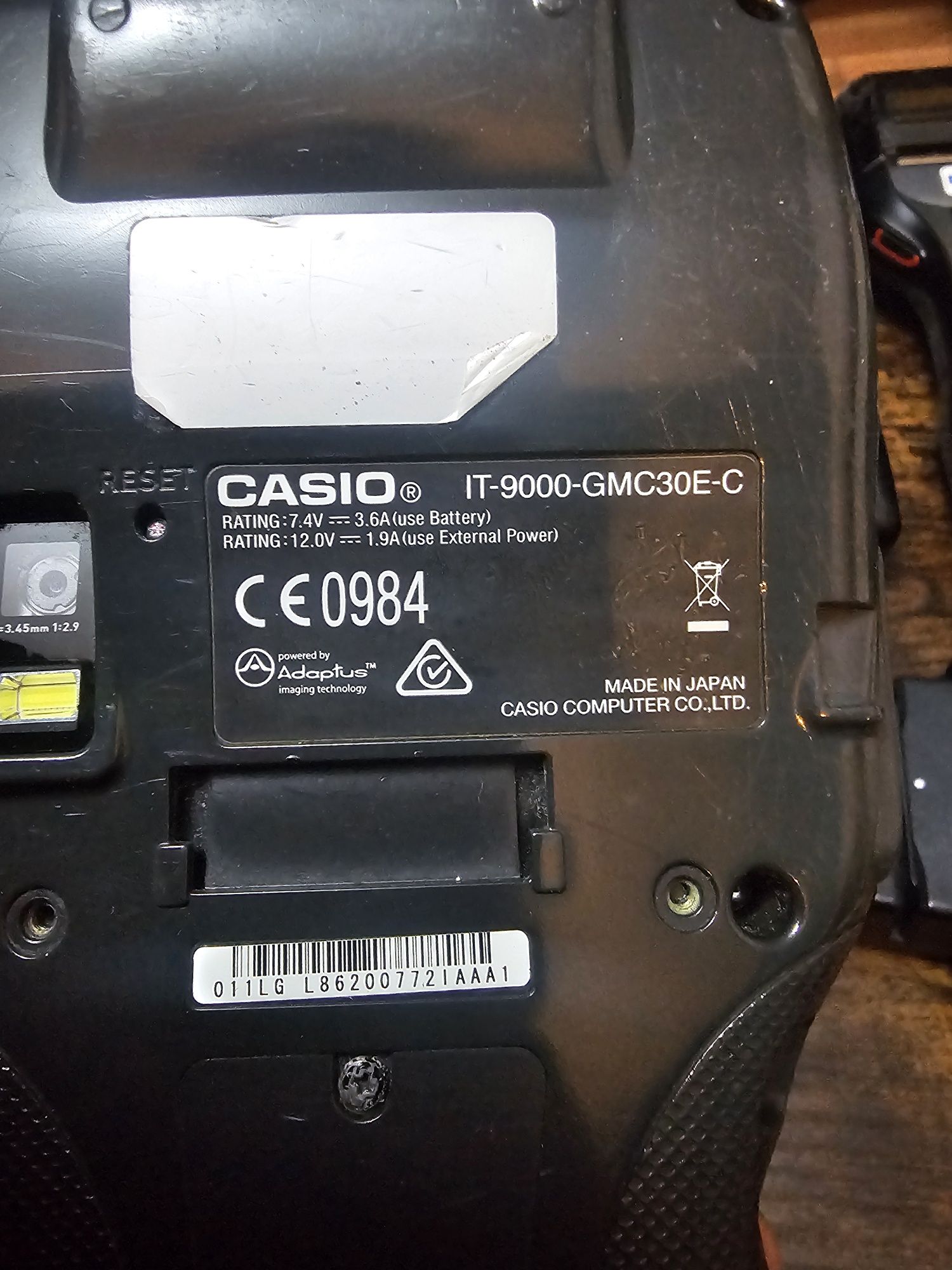 10szt. Skaner/Terminal mobilny CASIO IT-9000-GM30E