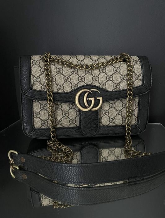 Torebka turcja butik na łańcuchu vintage GG nowa
