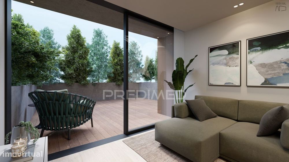 Apartamento T1+1 c/ terraço privativo - Matosinhos Sul