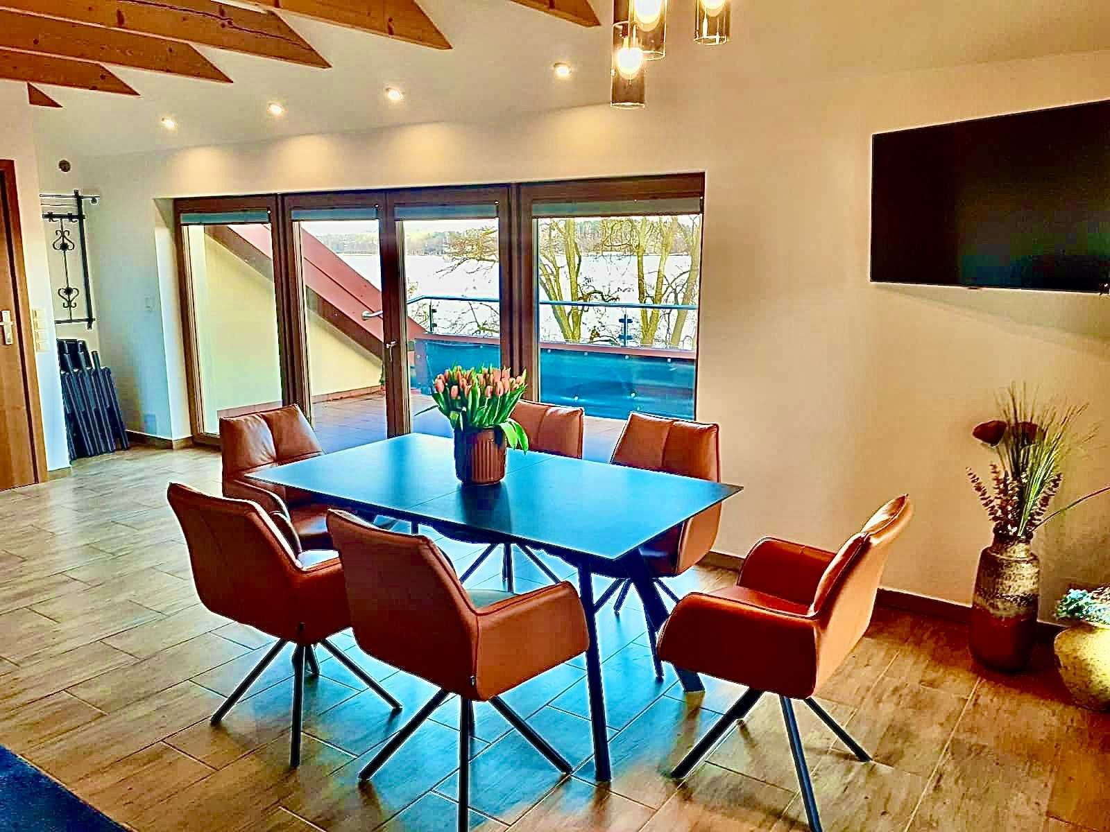 Apartamenty w Mrągowie z widokiem na jezioro Czos