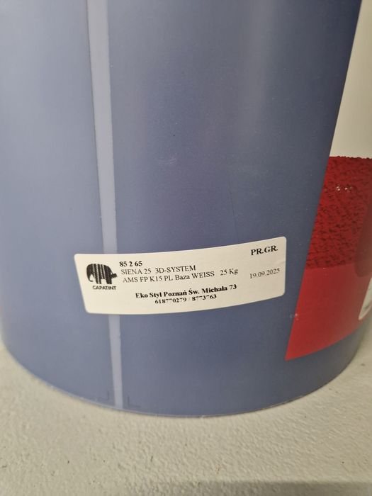 Tynk silikonowy Caparol AMS K15 1,5mm 25kg / kolor Siena 25