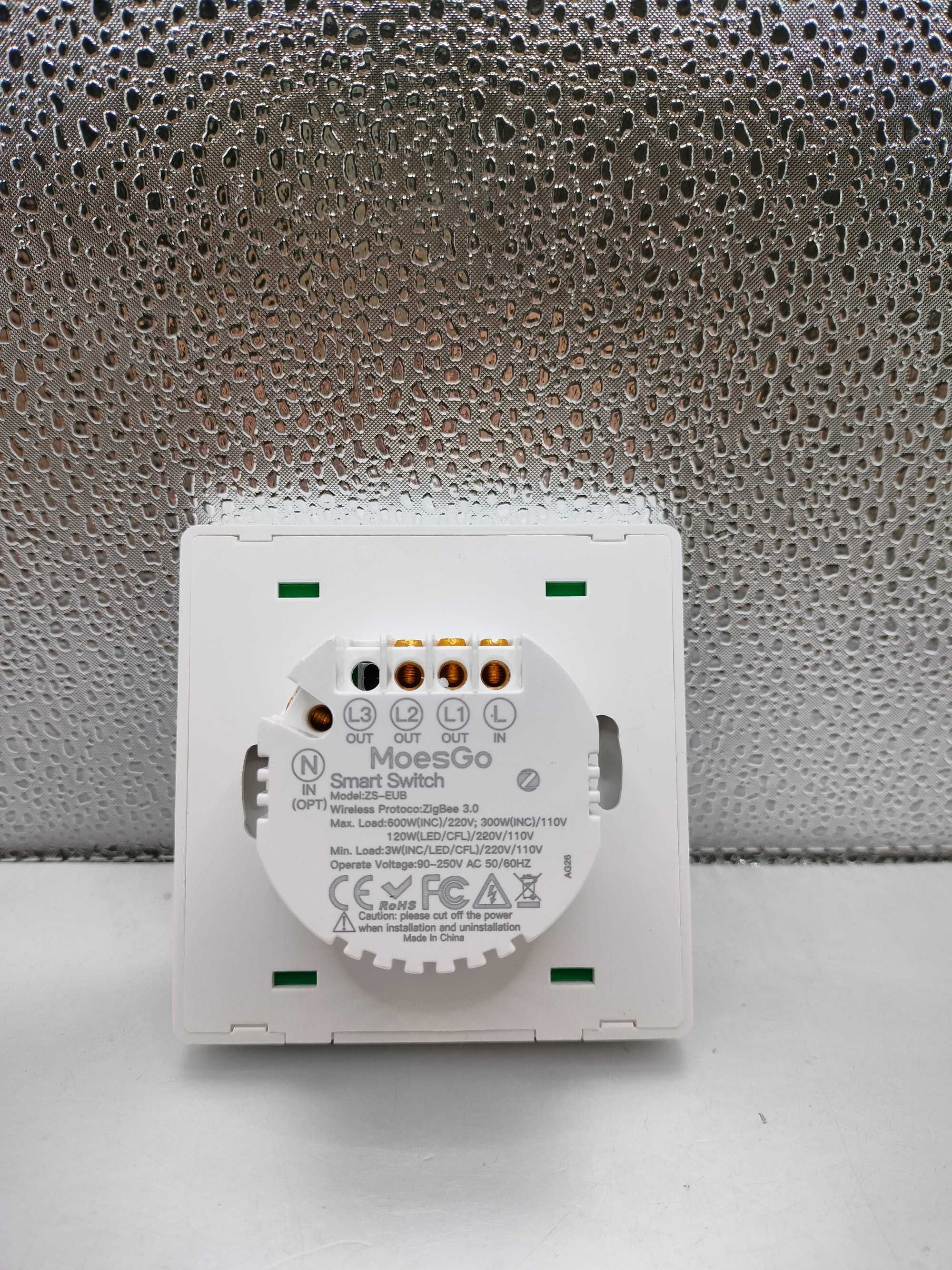 Przełącznik MoesGo ZS-EUB ZigBee biały