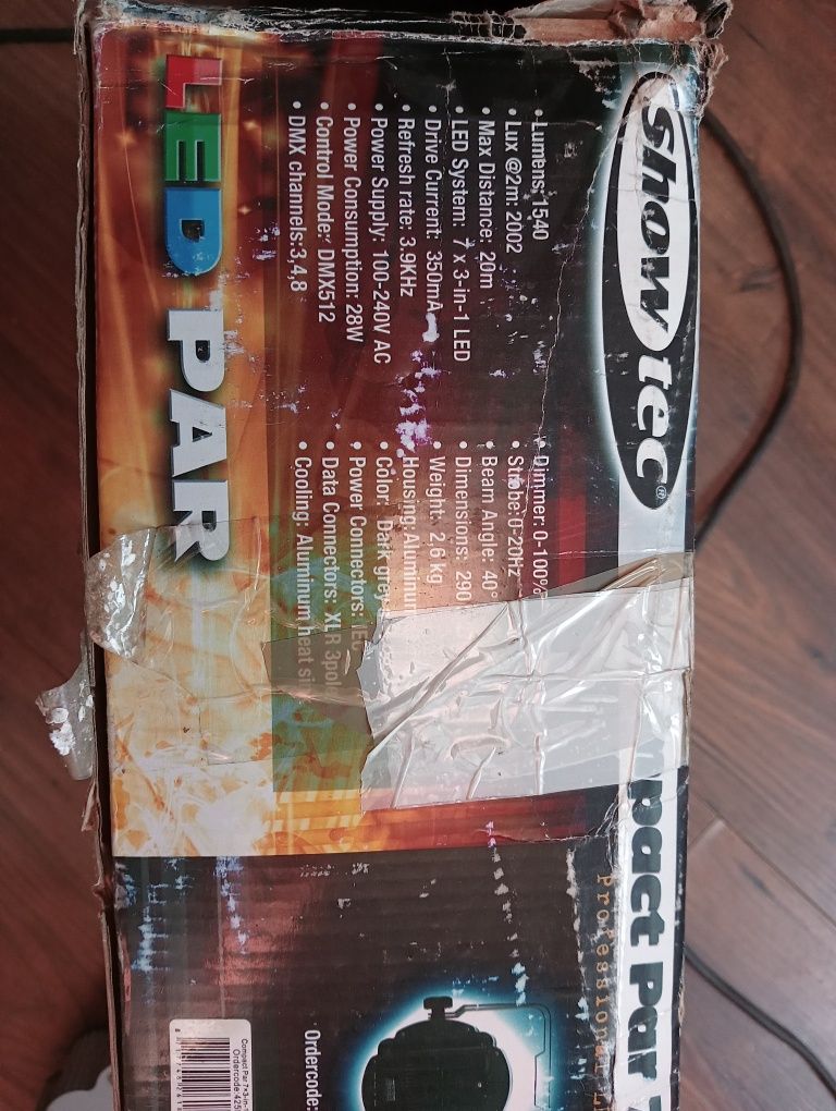 Reflektor estradowy showtec compact par 7-3