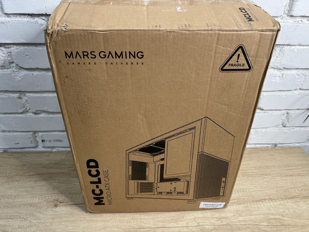 Топовий корпус з вбудованим екраном монітором mars gaming mc-lcd