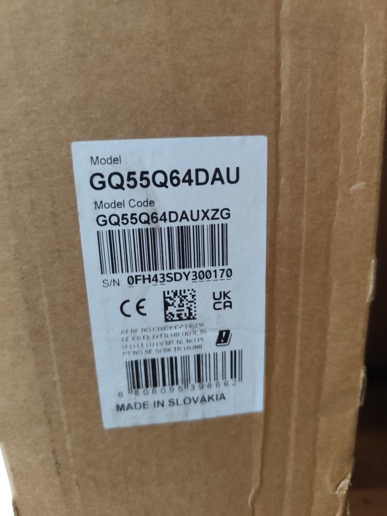 Sprzedam nowy telewizor Qled z uszkodzoną matrycą do naprawy lub na cz