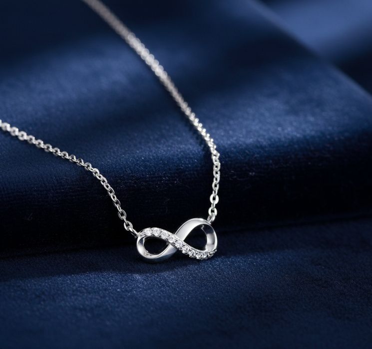 Серебряный Кулон Pandora "Знак Вечности" + Цепочка
2.