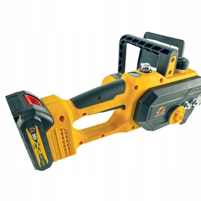 AKUMULATOROWA PILARKA PIŁA Łańcuchowa Drewna 30cm 21V 2x 4Ah Bezszczot