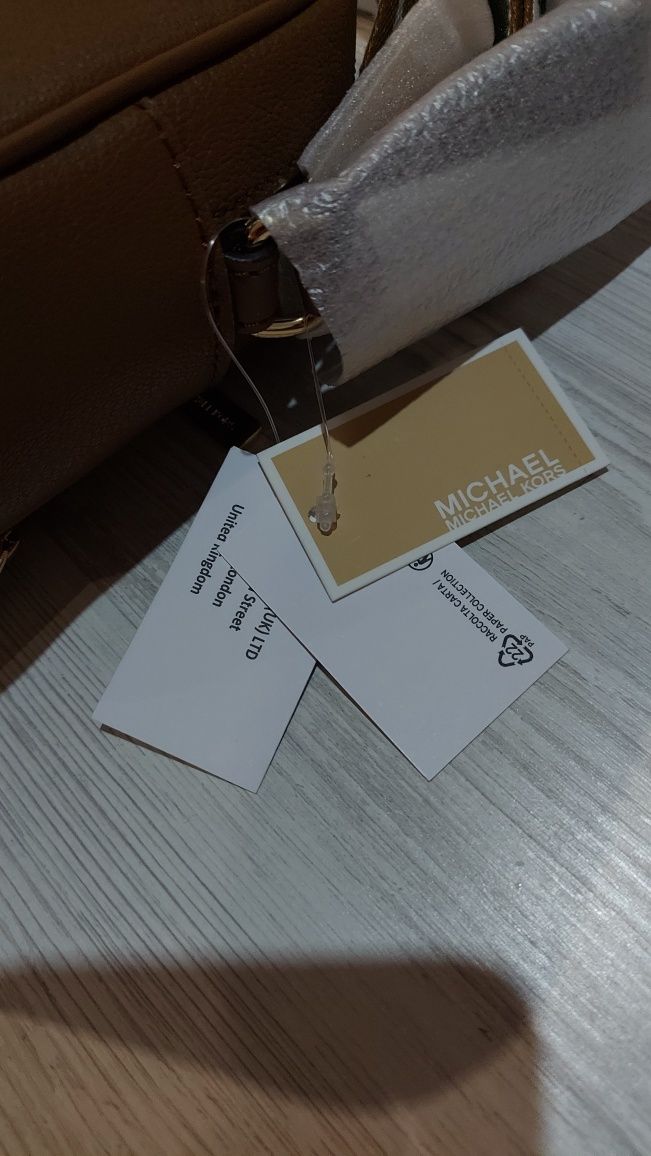 Нова сумка crossbody Michael Kors Jet Set Medium Leather Bag Оригінал