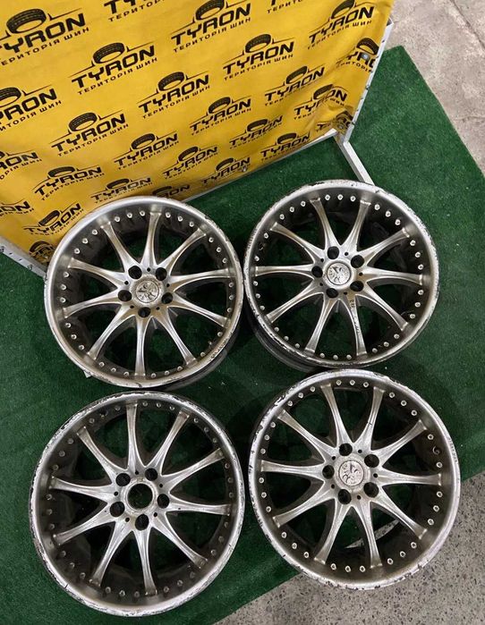 Титанові диски R18 5*112 8J ET35 DIA75 комплект, як нові