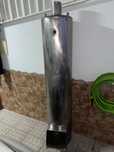 Bailarina aquecimento a lenha em Inox