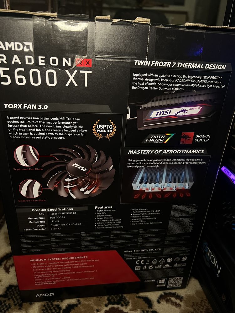 AMD RX 5600XT 6gb