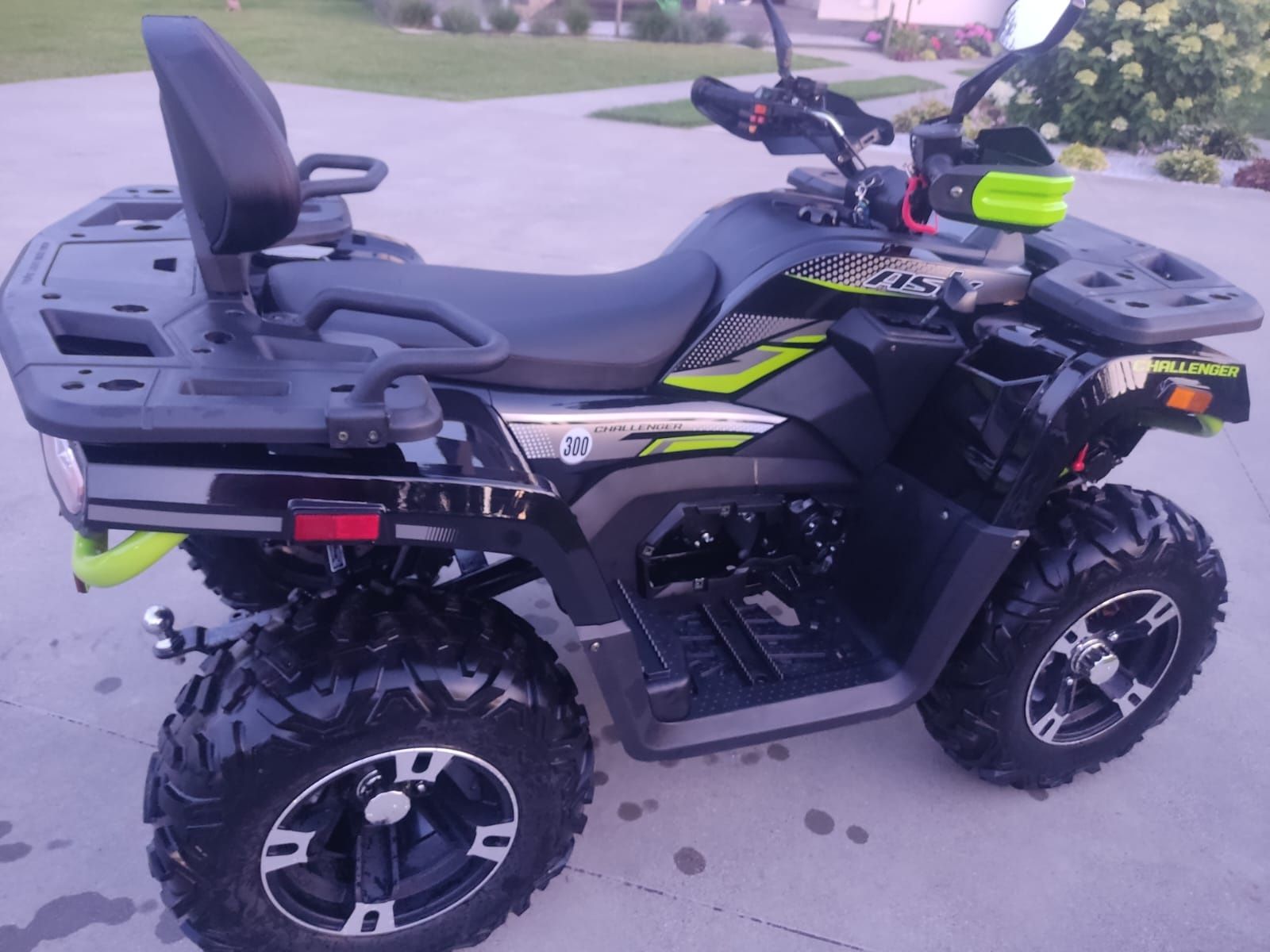 Quad Asix challenge 300 2 osoby homologacja, zarejestrowany jak nówka