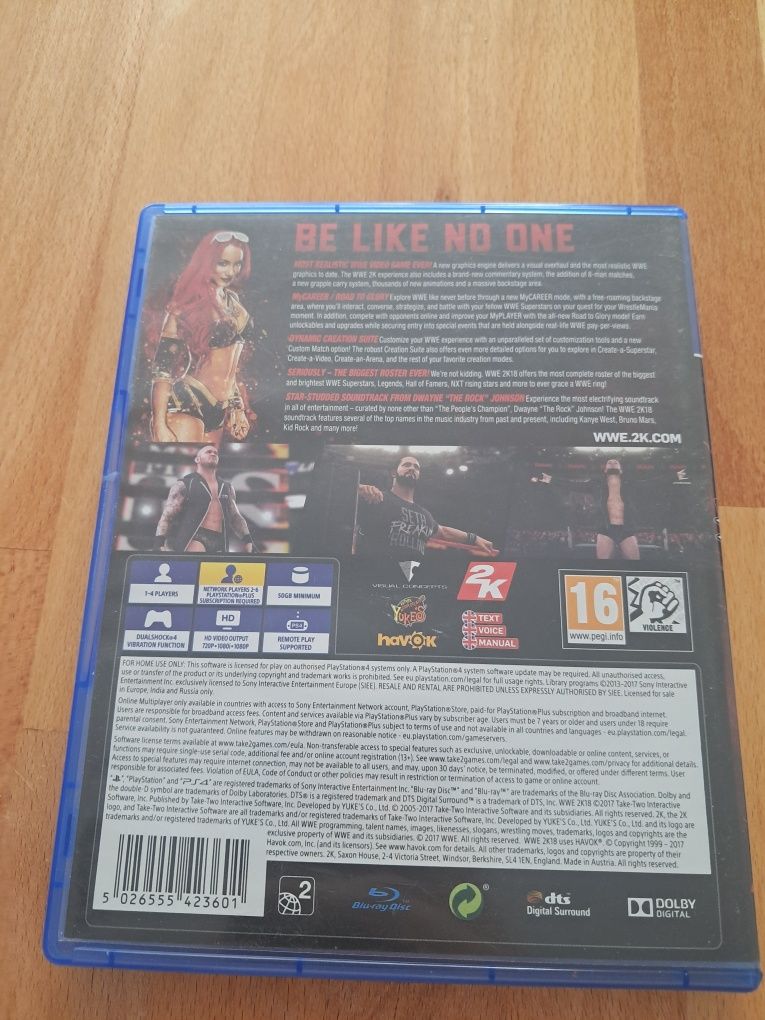 WWE 2K18 PS4/PS5