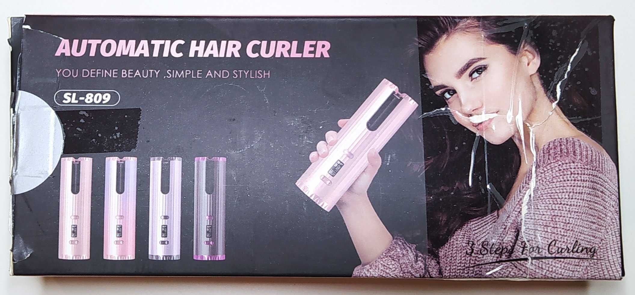 Bezprzewodowa Lokówka Automatic Hair Curler Loki Fale Kierunek Loków