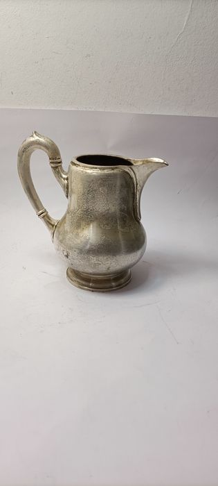 Stary posrebrzany dzbanek mlecznik Original Wellner lata 40. T3