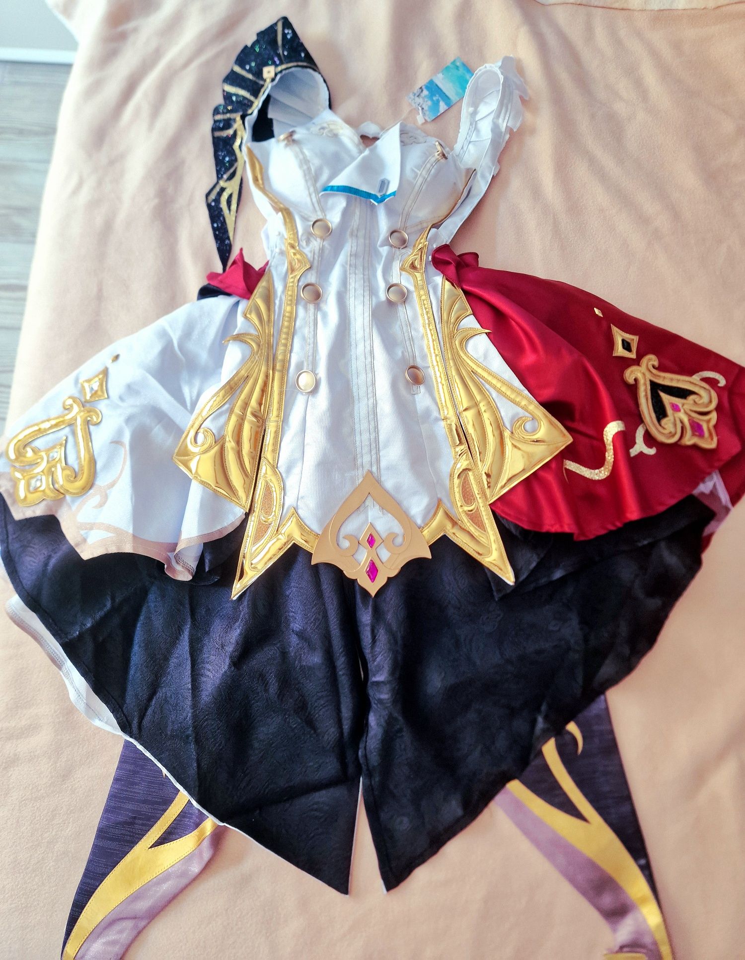 Full Cosplay Escoffier Genshin Impact Premium Gvavaya NOVO Selado