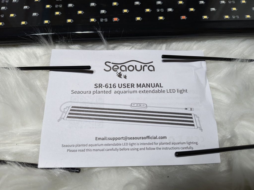 Lampa LED do akwarium Seaoura SR-616 14W full spectrum