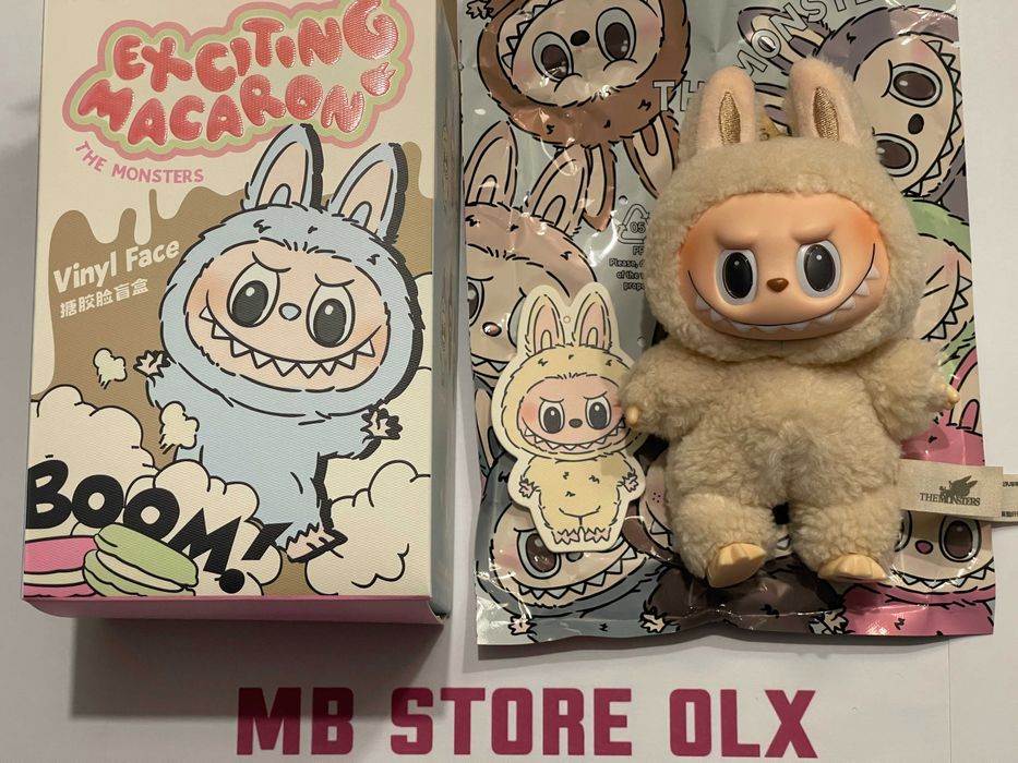 Labubu Beżowy SoyMilk Exciting Macaron The Monsters