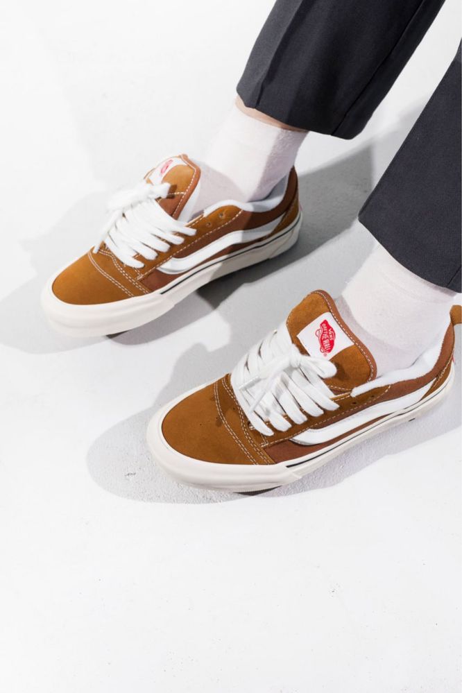 Кросівки чоловічі Vans Knu Skool Brown White 40-45