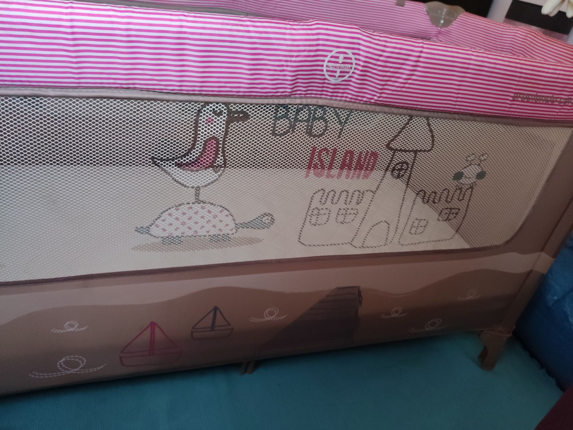 Vendo cama de bebê MS + colchão de molas como novo