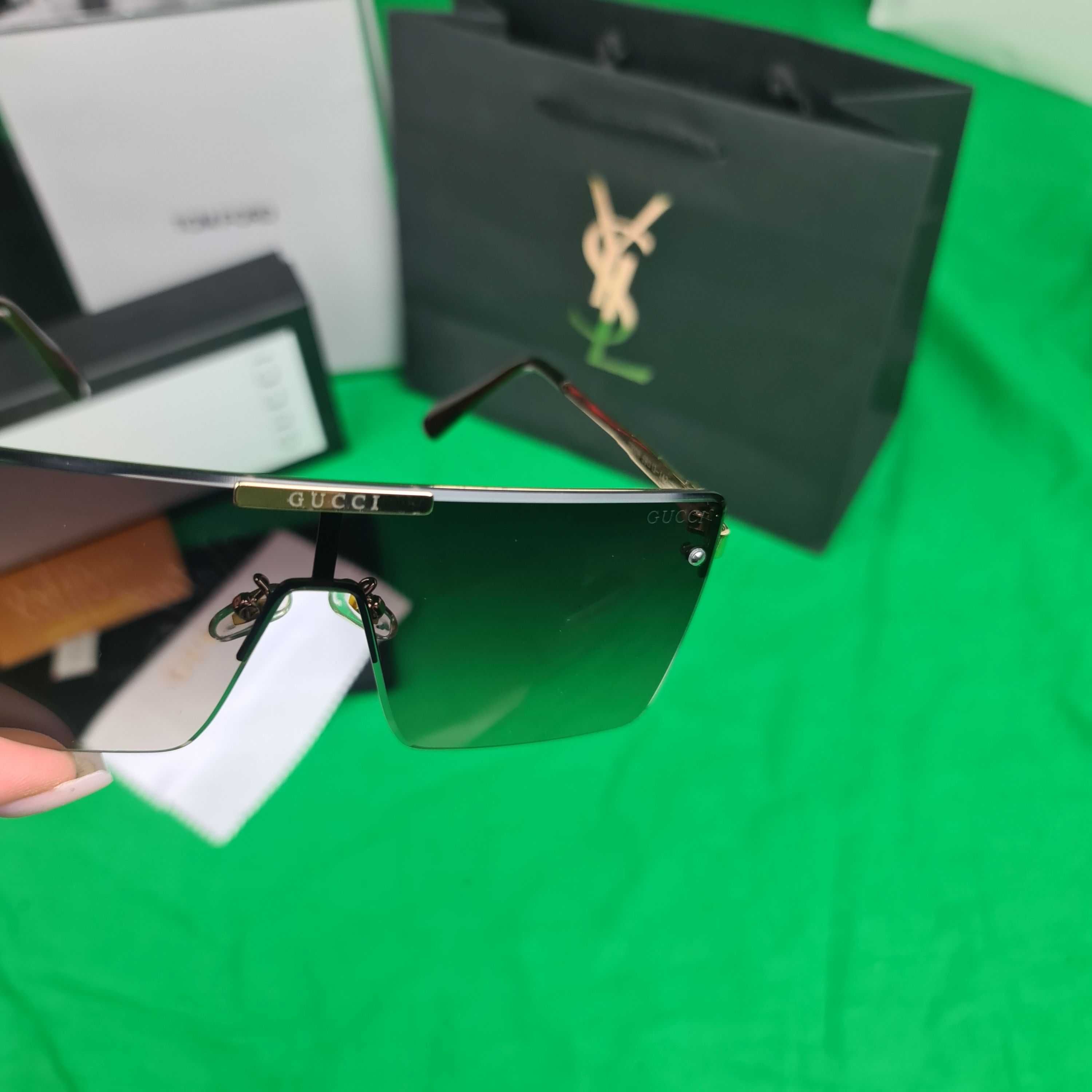 Okulary zestaw komplet meskie damskie unisex Gucci monogram Premium