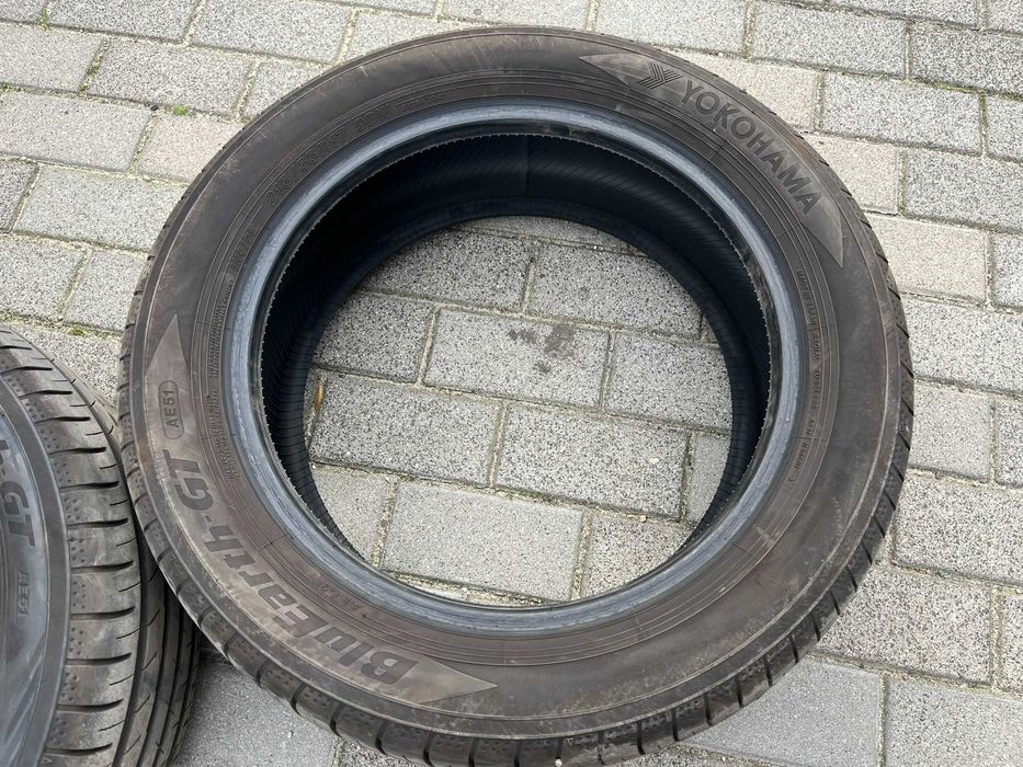 2x Opony letnie Yokohama BluEarth-GT 215/55 R17 2024r 7mm prawie NOWE
