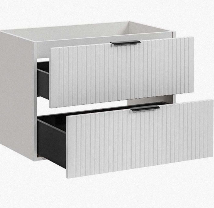 Adele comad 80cm White biała szafka podumywalkowa