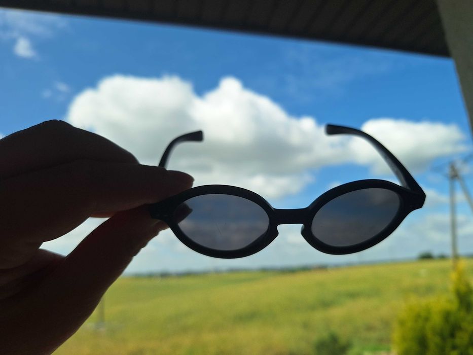 Okulary okularki Izipizi czarne black dla dzieci dziecka