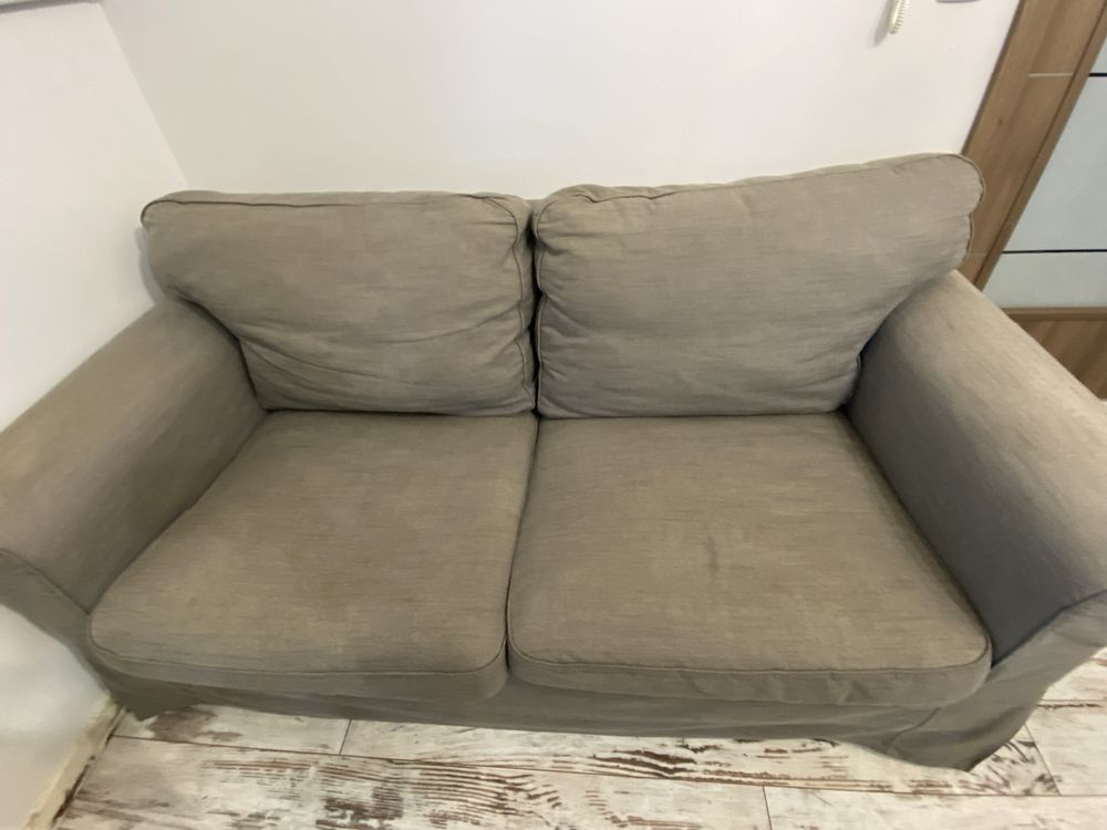 Sofa 2-osobowa, szara