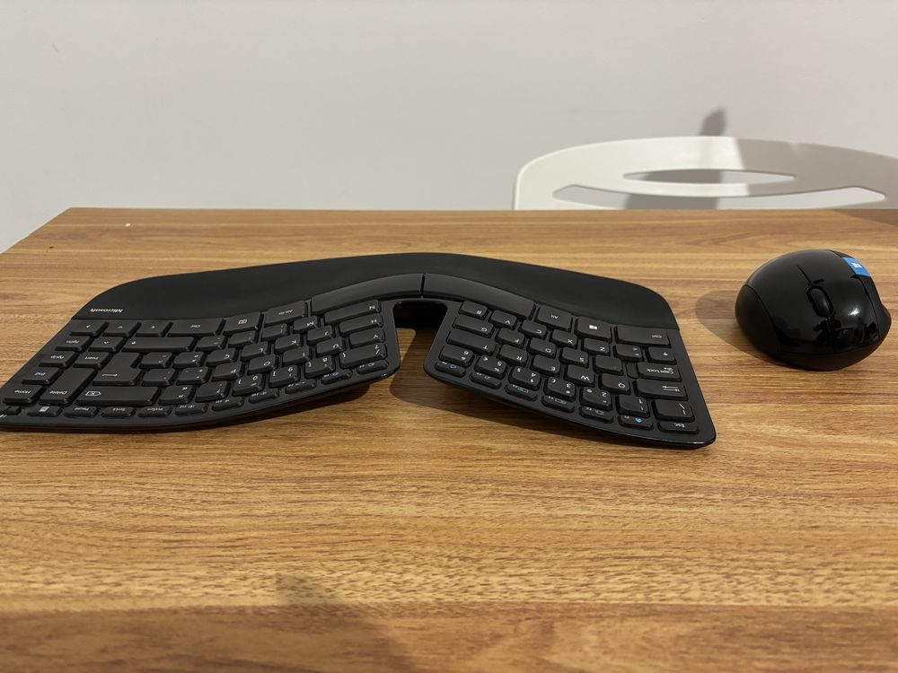 Microsoft teclado rato ergonômico keyboard mouse mice ergonomic