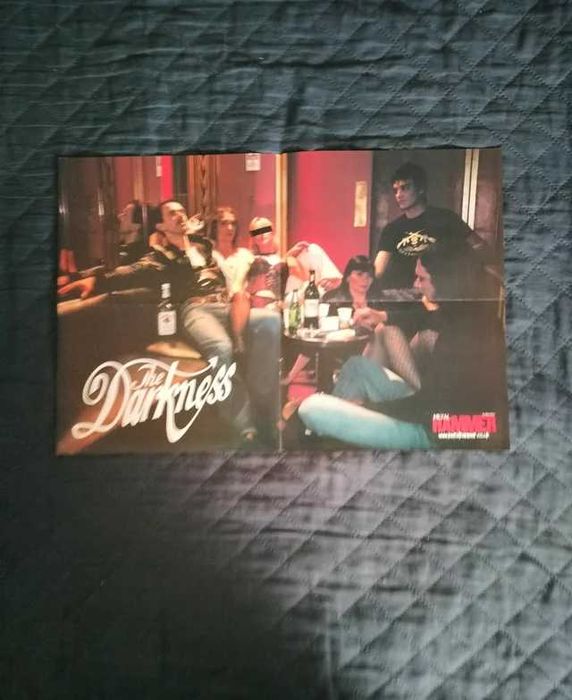 Póster original da banda The Darkness – Rock anos 2000