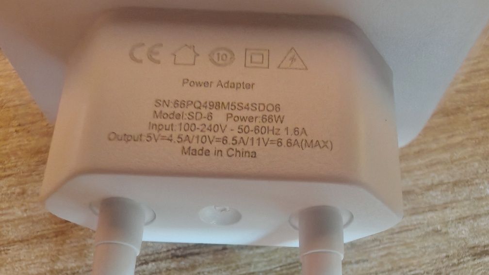 honor huawei 66W Super szybka ładowarka Kabel typ-c