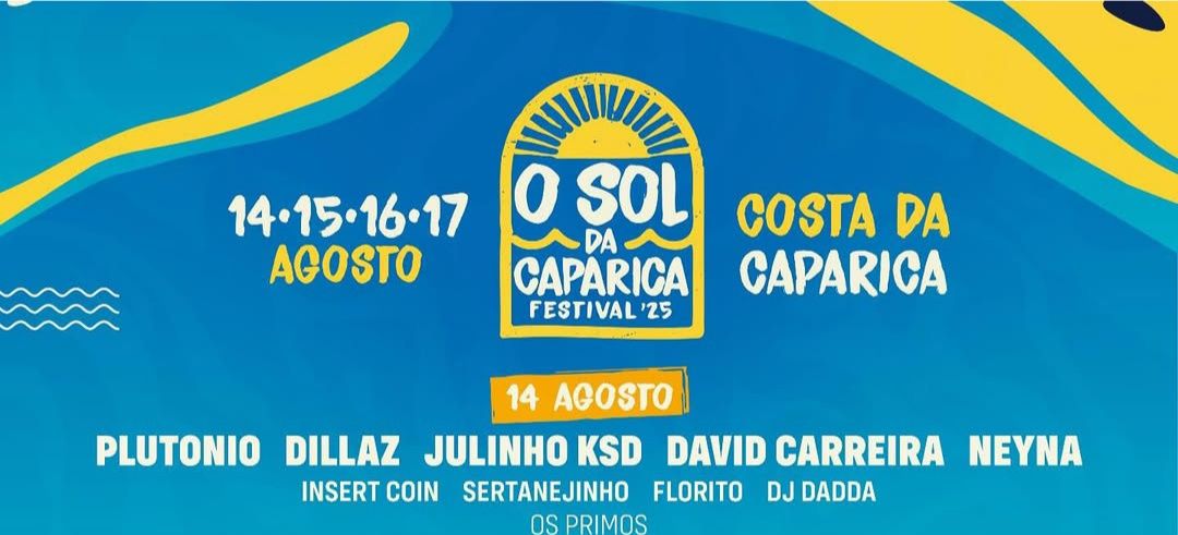 Bilhete Sol da Caparica - dia 14