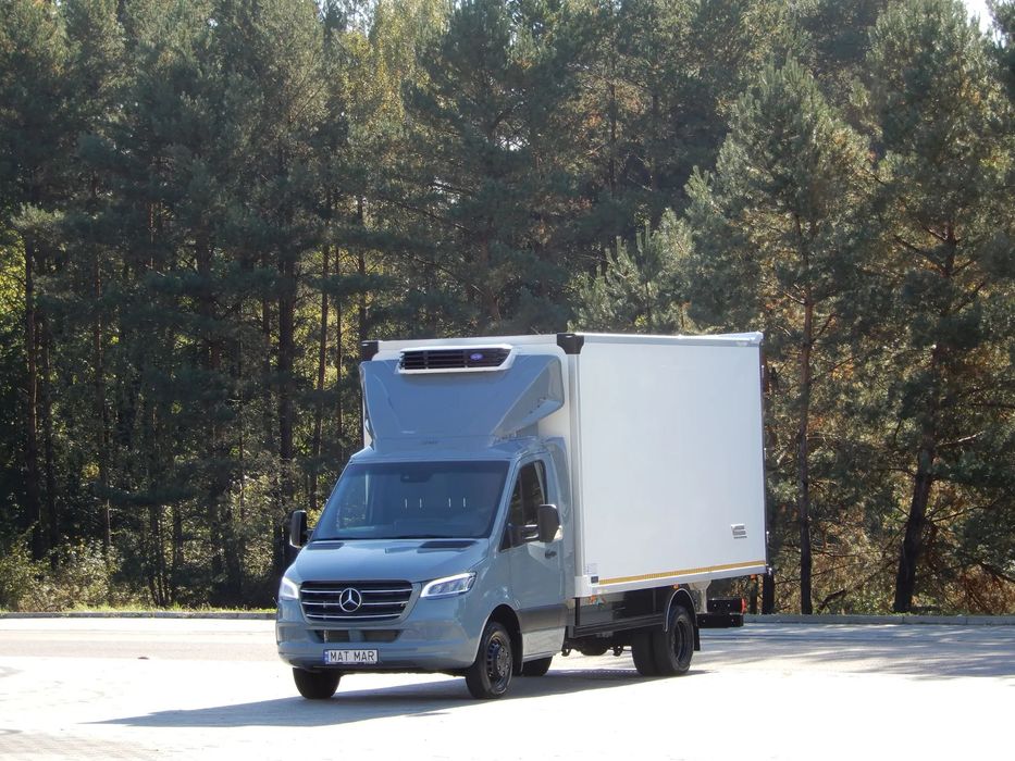Mercedes-Benz Sprinter 519 CDI 190 KM Chłodnia -29*C+20*C V230 Funkcja Grzania 10.E.Palet Boczne Drzwi Izoterma LAMAR Agregat Carrier XARIOS 350 Stan Jak Nowy POLECAM  100 % Bezwypadkowy ! Lakier Oryginał ! Salon PL ! I Właściciel !
