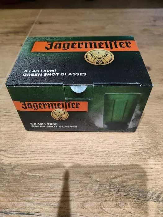 Kolekcjonerskie kieliszki jagermeister. Idealne na prezent/urodziny