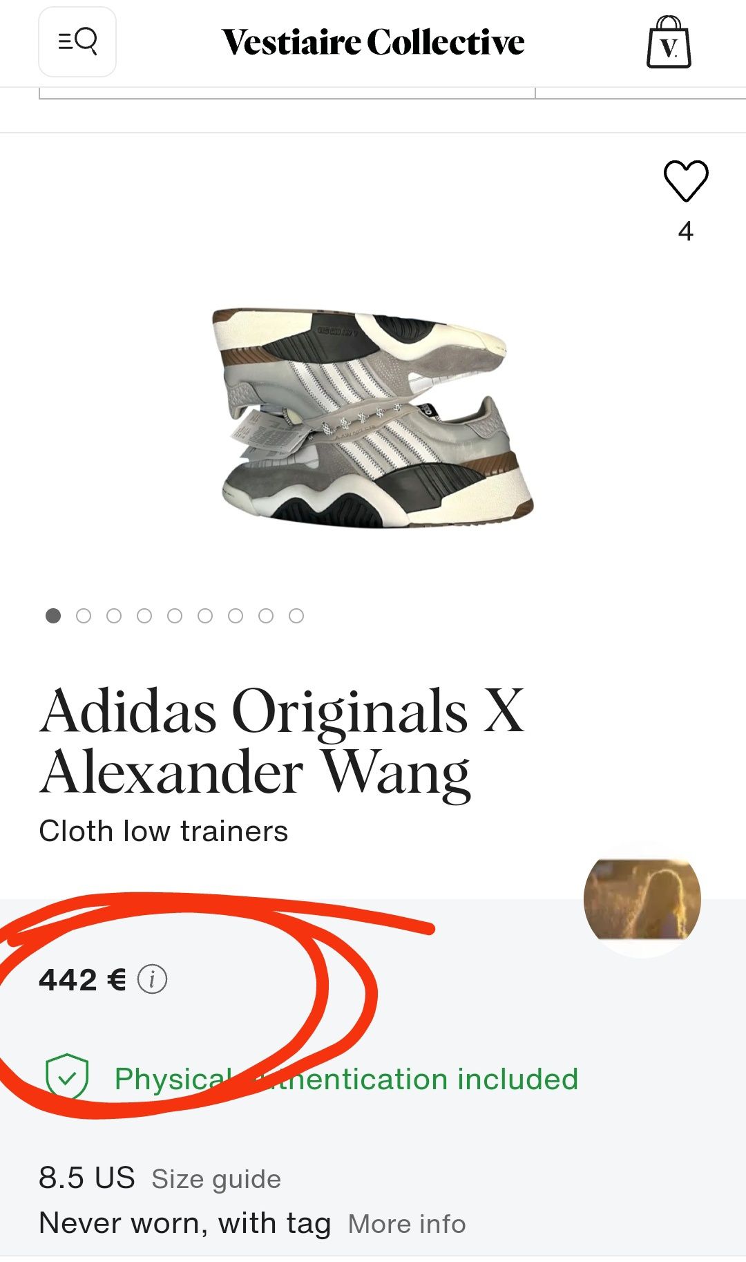 Vendo Adidas original X Alexander wang edição limitada