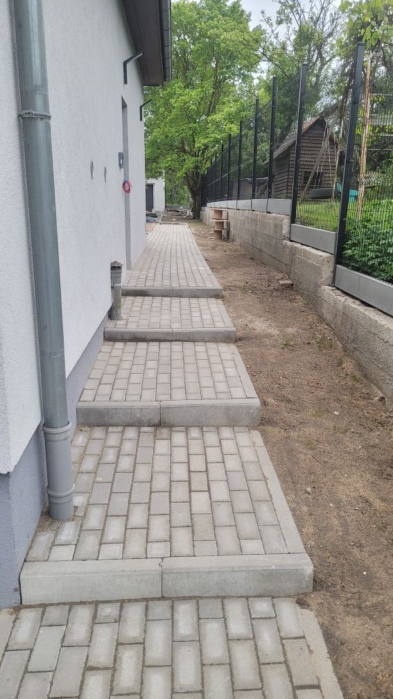 Układanie kostki brukowej, usługi brukarskie, zagospodarowanie terenu