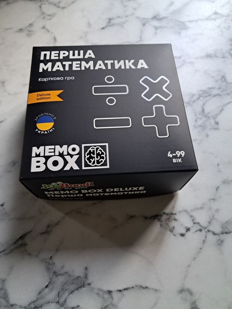 Настольная игра JoyBand MemoBox Перша математика