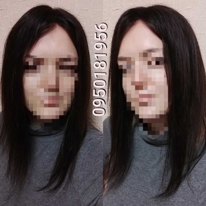 Теменная накладка( топпер,шиньон,парик) на макушку,натуральные волосы.