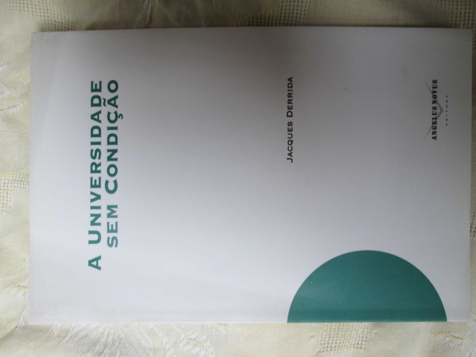 A Universidade sem Condição, de Jacques Derrida