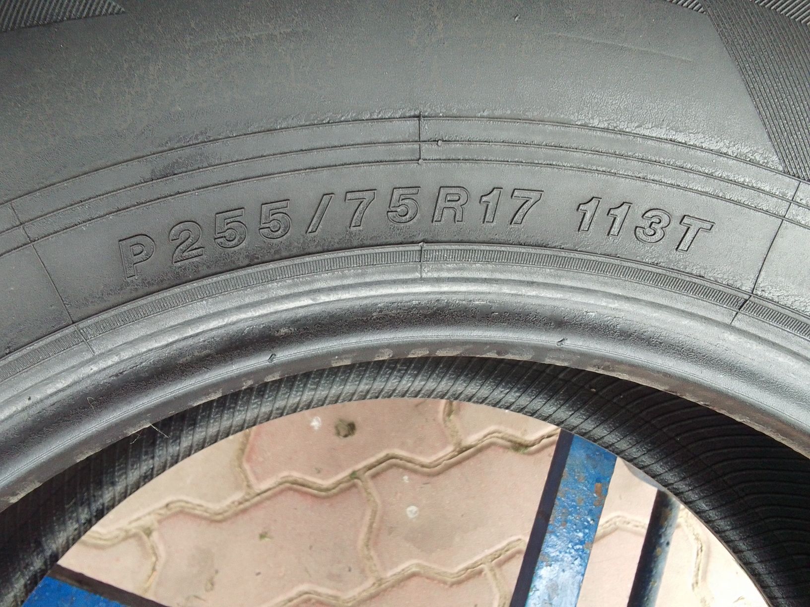 2 Opony zimowe 255/75r17 YOKOHAMA 6.5mm